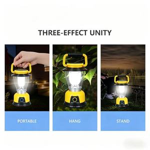 Solar <b>Rechargeable</b> <b>LED</b> Camping <b>Lantern</b>, Portable Handheld Tent Light with USB Charging, Waterproof Emergency Lamp for Outdoor Hi - Product Image 4