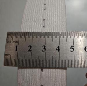 <span class=keywords><strong>Ceinture</strong></span> élastique boutonnière réglable directe d'usine pour les femmes sac Style à chevrons noir blanc pantalon torsion <span class=keywords><strong>porte</strong></span> oeil sangle - Product Image 4