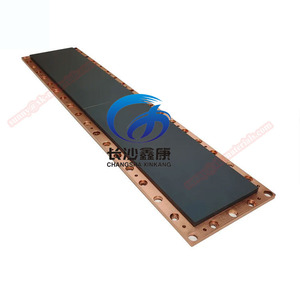 Si3N4ターゲット窒化シリコンセラミックターゲットPVDコーティング使用インジウムボンド銅バッキングプレート付き - Product Image 1