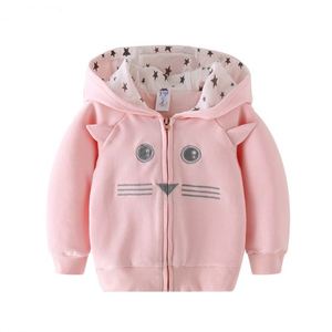 Conjuntos de Ropa con Capucha para Niñas Pequeñas, Color Rosa, Hermosos y Elegantes, al por Mayor - Product Image 3