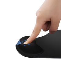 JERTECH Fabricant du Guangdong Vente en gros Repose-poignet Tapis de souris en caoutchouc par sublimation Tapis de souris ergonomique 3D personnalisé