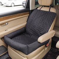 Tapis de voyage portable imperméable à motif uni pour chien et chat, lit de siège auto pour animaux, équipement de voyage pour animaux toutes saisons, siège de sécurité pour véhicule