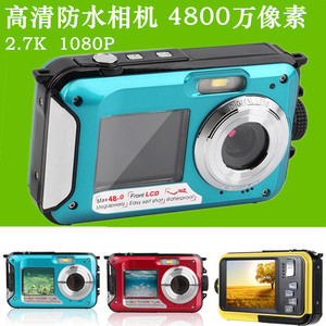 กล้องดิจิตอล XHX WP06 48 ล้านพิกเซล หน้าจอคู่ กันน้ำ ถ่ายวิดีโอ HD กันกระแทก - Product Image 5