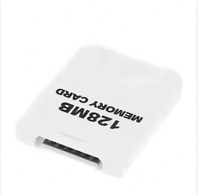 2025A 128MB for Nintendo GameCube Memory Card Wii Game Data Storage Accessory for NGC for Nintendo NGC Game Accessories