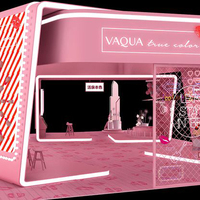 Stand d'exposition moderne MEGA, assemblage modulaire pour boutique éphémère, événement commercial, tendance