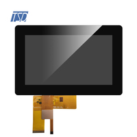 7 ''7 pulgadas 1024x600 resolución IPS MIPI USB I2C interfaz PCAP TFT pantalla LCD con panel táctil capacitivo