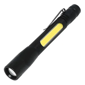 ABS Solar Energy Safety Rechargeable Pen Light for Tight Spaces Inspection Nurses Medical Use Super Bright Small Flashlight