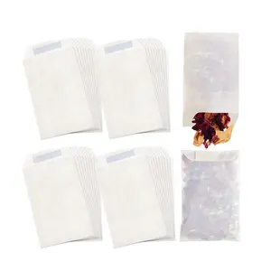 7x10.5 cm 껍질 셀프 씰 유리 가방 작은 종이 색종이 치료 가방 왁스 멜트 포장 유리 종이 가방