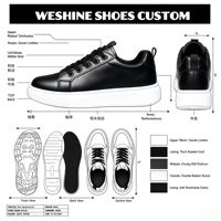 Baskets en cuir bicolores pour hommes, chaussures de skateboard basses à lacets, confortables, antidérapantes, pour la marche quotidienne, vente en gros pour couples