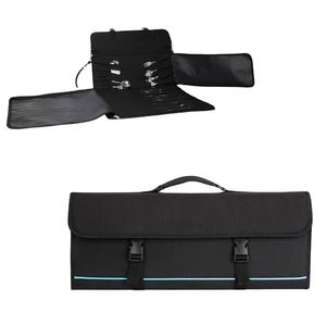 Sac de transport pour couteaux de chef BSCI, 17 emplacements, robuste, en Oxford, sac de rangement pour couteaux de chef - Product Image 1