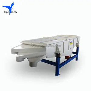 XFZ linear vibrating screen is used for gravel sand screening, Bouncing ball clearing net