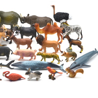 Figurines d'animaux réalistes personnalisées, oiseau loup assis, lapin, baleine, cochon, vache, cerf, kangourou, lion, mouton, éléphant, jouets