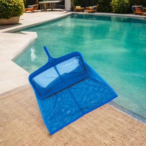Limpiador de <span class=keywords><strong>piscina</strong></span> de Material PP resistente y duradero, rastrillo de hojas de larga duración con malla de pantalla para eliminación de basura flotante - Product Image 4