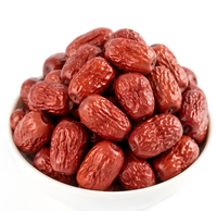 Dattes rouges séchées entières en gros, jujubes chinoises pour le thé, les collations et la transformation alimentaire, approvisionnement en vrac