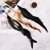 Offre Spéciale Boho plume Clip accessoire cadeaux plume Extensions de cheveux Clip dans les plumes de cheveux pour les femmes carnaval fête coiffure