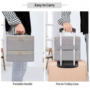 Étui organisateur pour vernis à ongles, échantillon gratuit, contient une lampe à ongles et 32 flacons, sac de rangement pour outils de manucure, sac pour accessoires à ongles - Product Image 6
