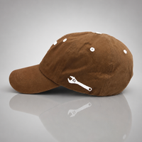 Casquette de baseball personnalisée en toile 100% coton, style vintage sportif, broderie 3D, 6 panneaux, pour l'extérieur, le golf et le tennis