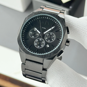 <span class=keywords><strong>Reloj</strong></span> cronógrafo para hombre, cronógrafo para hombre, tres subesferas, correa de disco, fecha, <span class=keywords><strong>reloj</strong></span> de cuarzo de acero inoxidable - Product Image 4