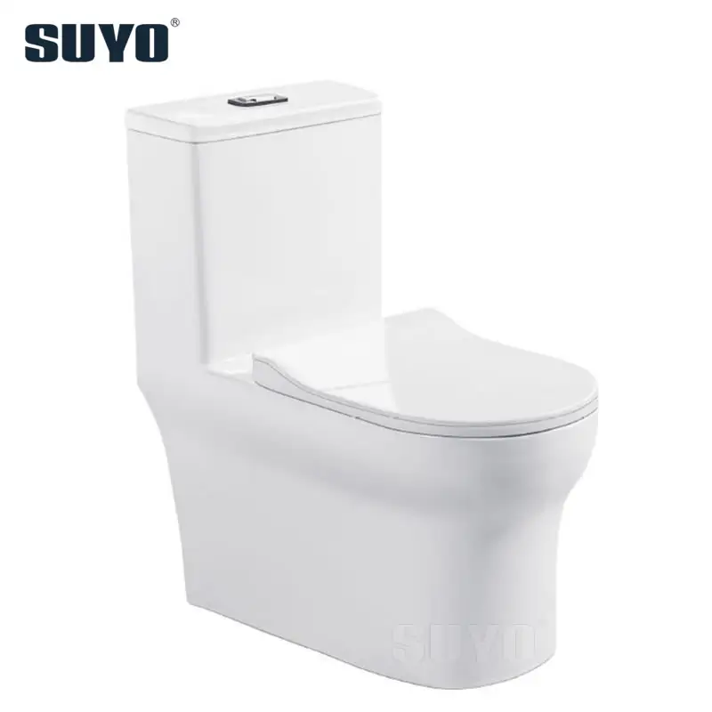 Produsen Pabrik Chaozhou Asia Satu Potong Kamar Mandi Hemat Air Dual Flush Wc Keramik Cina Satu Potong Toilet