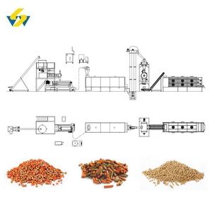 Nouveau système d'extrusion de granulés d'aliments pour anguilles à base de céréales, machine entièrement automatique à haute productivité, broyeur, extrudeuse, sécheur, aspirateur - Product Image 1
