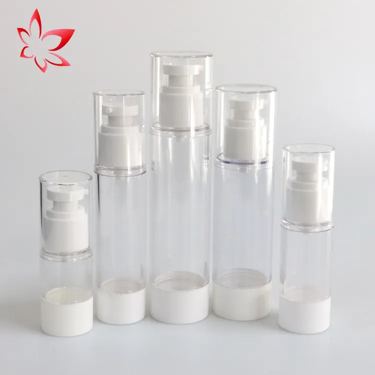 Vente emballage cosmétique avec capuchon rabattable pour les soins de la peau, tube à essai transparent
