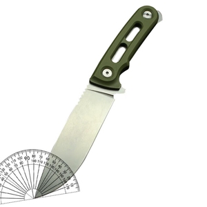 Cuchillo de Bolsillo Táctico Personalizable OEM de Alta Calidad con Hoja Recta de Acero Inoxidable Damasco y Mango G10 DIY - Product Image 5