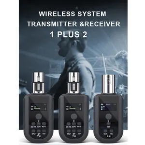 Adaptador inalámbrico de reducción de ruido de silencio de reverberación profesional micrófono con cable a XLR inalámbrico Conecte el transmisor de audio y reciba - Product Image 4