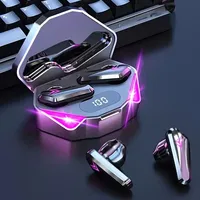 Auriculares Inalámbricos X15 TWS con Bluetooth, Pantalla LED, Auriculares para Videojuegos con Micrófono, Auriculares Inalámbricos con Cancelación de Ruido