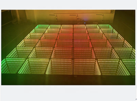Éclairage de scène LED portable de haute qualité pour clubs, panneaux de dalles RGB couleur 3D, miroir infini, lumières de fête, mariage, promotion CE