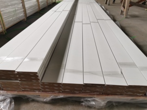 Canada <span class=keywords><strong>vendita</strong></span> calda bianco primerizzato MDF Trim Baseboard coloniale - Product Image 6