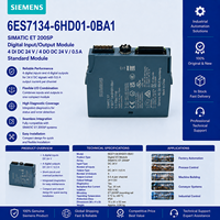 Controladores PLC/PAC de Automatización Industrial de Alta Calidad, 6ES7134-6HD01-0BA1, Controlador de Programación Lógica Modbus