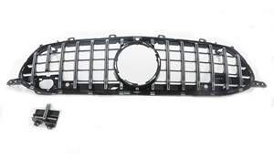 Grille de pare-chocs avant en ABS noir de haute qualité pour <span class=keywords><strong>Mercedes</strong></span>-Benz AMG <span class=keywords><strong>GT</strong></span> 53 <span class=keywords><strong>63</strong></span> 4 portes Coupé modèle 2018-2022 - Product Image 3