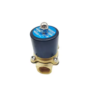 Válvula solenoide neumática 2W250-25 normalmente cerrada de cobre 2W025-08 válvula de agua 2W160-15 Válvula de control