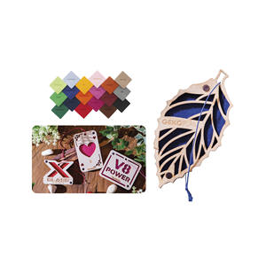 Ambientador para Auto Gekoplas Deo Eco, Sólido, de Madera Moderna, con Forma de Hoja, Fragancia Natural, Sin Necesidad de Electricidad, Modelo DEO15 para Autos - Product Image 1