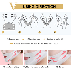 Produit de beauté Utilisation faciale Réglable V Menton <span class=keywords><strong>Masque</strong></span> Ceinture Double Menton Réducteur Réutilisable V Line <span class=keywords><strong>Visage</strong></span> Lifting <span class=keywords><strong>Masque</strong></span> - Product Image 3