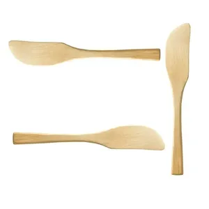 Pemasok pabrik pisau mentega bambu alami dapat digunakan kembali