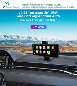 7 9 10.26 inch 4K hiển thị xách tay phổ xe <span class=keywords><strong>Android</strong></span> Auto Carplay màn hình cảm ứng đảo ngược máy ảnh thông minh màn hình Dash Cam 1 năm - Product Image 2
