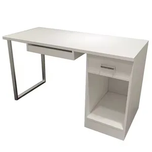 Meja tulis, furnitur Modern kualitas bagus gaya sederhana melamin rumah kantor meja komputer