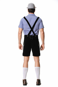 Costume d'Halloween bavarois pour adultes, robe <span class=keywords><strong>de</strong></span> serveuse, robe <span class=keywords><strong>de</strong></span> demoiselle d'honneur, dirndl pour <span class=keywords><strong>homme</strong></span>, lederhosen, <span class=keywords><strong>tenue</strong></span> <span class=keywords><strong>de</strong></span> fête <span class=keywords><strong>de</strong></span> <span class=keywords><strong>la</strong></span> bière, unisexe - Product Image 2
