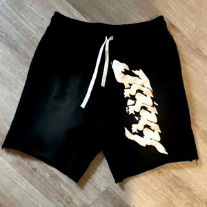 Stylish 100% Cotton Embroidery <b>Shorts</b> Front <b>for</b> <b>Men</b> Perfect <b>for</b> Casual Summer Wear Gym Workouts <b>Lounging</b> Breathable Premium - Product Image 1