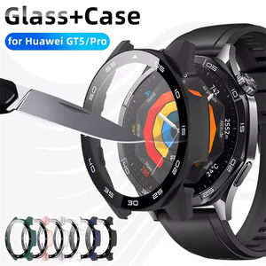 SmartWatch Verre Trempé Protecteur D'écran Dur PC Étui De Protection pour <span class=keywords><strong>Huawei</strong></span> <span class=keywords><strong>Watch</strong></span> GT5 <span class=keywords><strong>Pro</strong></span> GT6 GT5 46mm Couverture - Product Image 3