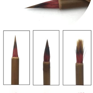 Peinture sur <span class=keywords><strong>bambou</strong></span>, poils <span class=keywords><strong>de</strong></span> loup purs, pinceau chinois, calligraphie cursive, <span class=keywords><strong>dessin</strong></span> <span class=keywords><strong>de</strong></span> jardin - Product Image 6