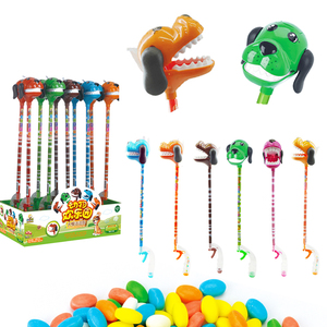 Juguetes de Caramelo Sweet Kids Animal Park, Perro de <span class=keywords><strong>Boca</strong></span> Grande con Luz y Sonido, Comestible y Jugueteable, Caramelos Multicolores para Niños - Product Image 2