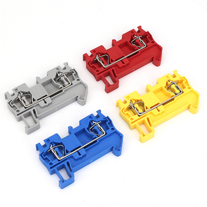 St 4 Din Rail Mùa Xuân loại khối thiết bị đầu cuối screwless kết nối điện - Product Image 3