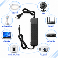 Adaptateur secteur de bureau 24V 8A 192W conforme RoHS, personnalisé ODM OEM, pour système de caméra CCTV et éclairage LED Par
