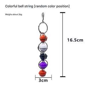 Halloween Bird Swing Decorations <strong>Parrot</strong> <strong>Toy</strong> Ring Bell Vine Ball String Cage Accessories Made From Eco-Friendly Grass - Product Image 4