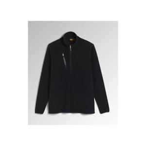DIADORA UTILITY - 702.175947-80013/S Pull noir à demi-zip en micro polaire avec poche poitrine zippée sur le devant HOODIES DE TRAVAIL - Product Image 1
