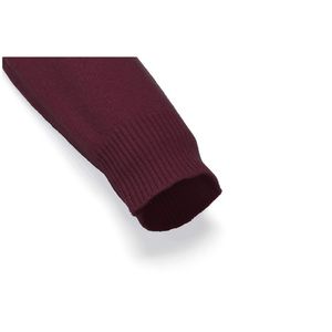Pull-over fin à la mode pour femmes personnalisé OEM laine-cachemire col haut tricoté style chinois manches longues et amples pour l'automne - Product Image 4