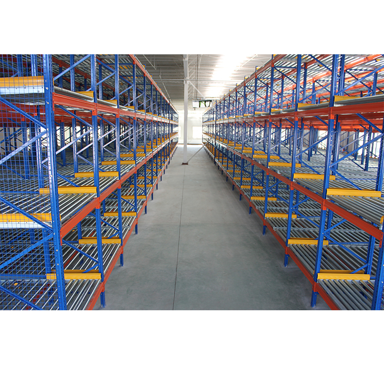 Carton Flow Gravity Through Rack Storage