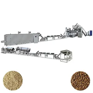 Полностью автоматическое оборудование для производства корма для животных и собак, машина для производства гранул для корма для домашних животных, линия по переработке пищи для домашних животных